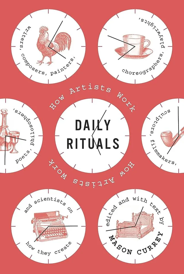 The cover of Daily Rituals: How Artists Work.