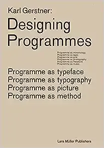 The cover of Designing Programmes.