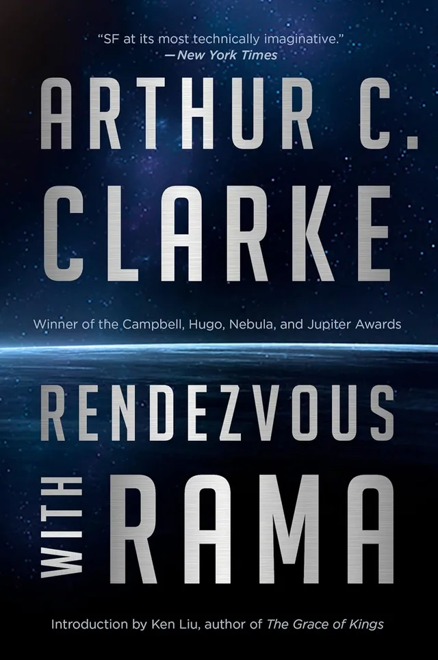 The cover of Rendezvous With Rama.