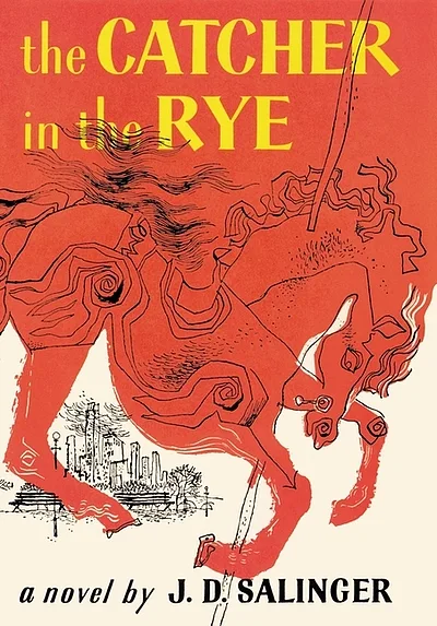 The cover of The Catcher in the Rye.